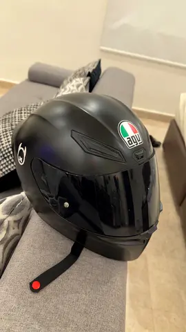 AGV K1 Motorcycle Helmet (Size Large) + Custom Glossy Black Visor