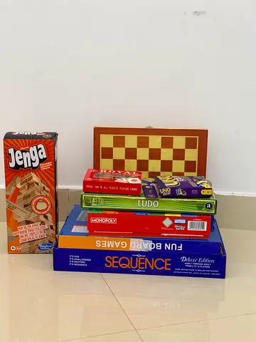 Collection of Family Board Games and Puzzles