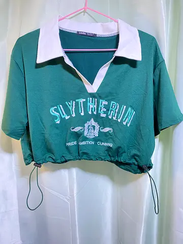 Lovito Slytherin Harry Potter Themed Crop Top