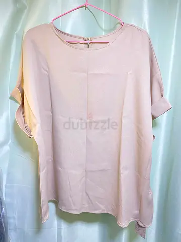 Women's Cream Short Sleeve Blouse