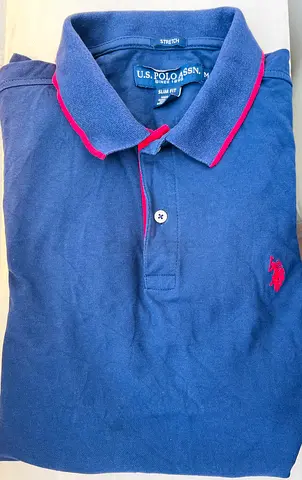 Blue polo T shirt