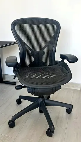 Herman Miller Latest Model Aeron Classic Chair fully loaded Size A, B and C