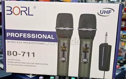 Borl BO-711 Wireless microphone set 2 in 1 - Brand new