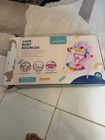 Juniors Cape Baby Bouncer with Toy Bar