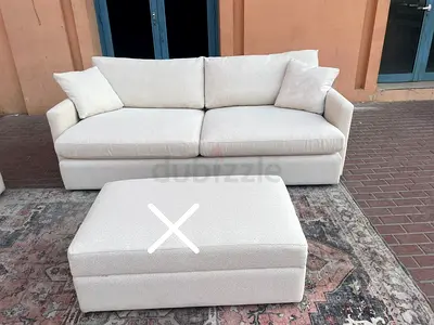 Crate&Barrel Lounge Deep Sofa Beige