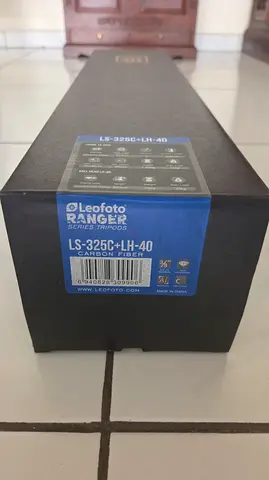 Leofoto LS325C Brand new tripod + LH40 Head