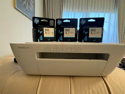 HP DeskJet 2130 All-in-One Printer with 3x HP 305 Color Ink Cartridges (New)