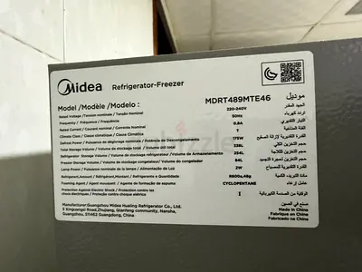 Midea MDRT489MTE46 Refrigerator-Freezer 84L/234L, Flawless condition