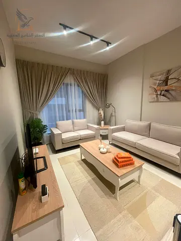Brand New 2BR Hall Balcony BuiltIn Wardrobes Master Room Large Space Super Lux Finishing Prime Ajman Location Near All Shops