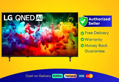 LG 55" Smart QNED Mini LED TV - 4K, 55QNED82