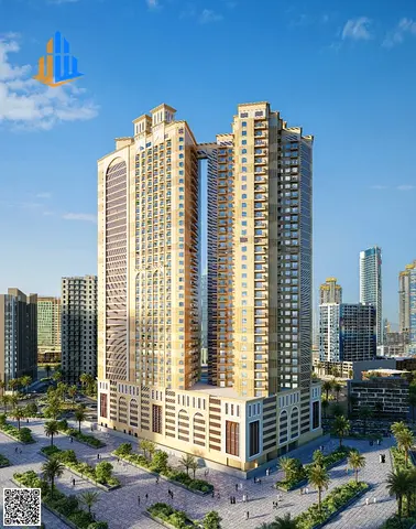 Two-bedroom apartment for sale | No commission | 5% down payment | 1% monthly installment | Freehold | Fees included | In the heart of Ajman