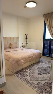 Furnished 1-Bedroom Apartment for Annual Rent in Aljada, Parking, Swimming Pool, Gym, Prime Location