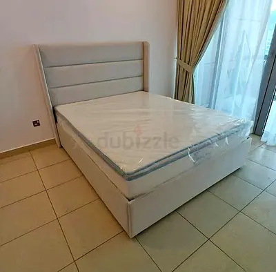Brand New High Quality Cotton fabric Queen Bed Available