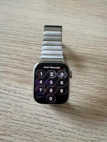 Apple Watch 8 Series GPS+Cellular, Stainless Steel with White multiple straps - Excellent Condition