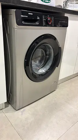 Hoover HWM-V710-S
Front load, 7 kg, 1000 rpm, silver-Perfect condition-used for less than a year