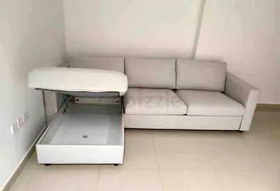 Modern L-Shaped Sofa with Storage Chaise