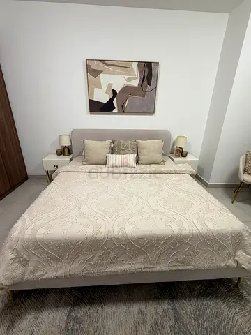 Home Centre Bedroom Set – Bed + 2 Bedside Tables + Dresser – AED 1,500