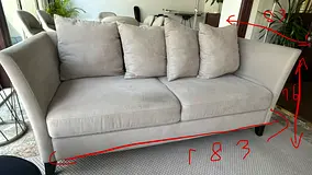 2-seater sofa in good condition