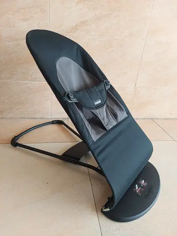BabyBjörn Balance Soft Baby Rocker Woven Black/Dark Grey