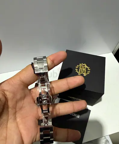 Authentic Roberto Cavalli Men's Silver Stainless Steel Watch