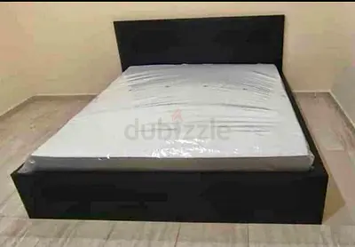 Ikea malam bed with ikea mattress Queen size 160x200cm bed