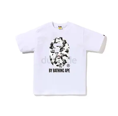 White Bape By Bathing Ape Camo Logo T-Shirt - all sizes available