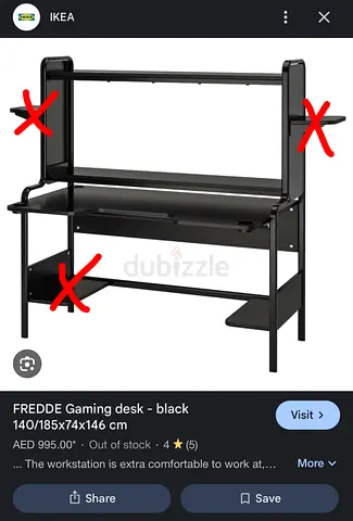 IKEA gaming desk