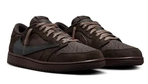 Air Jordan 1 Retro Low OG SP Travis Scott "Velvet Brown" - Never Used - Spotless