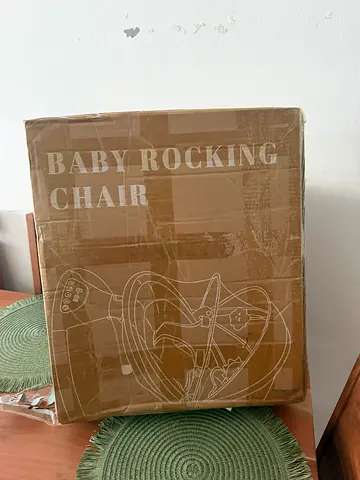 Electric Baby Swing Rocker for Infants 0-24 Months (Gray)