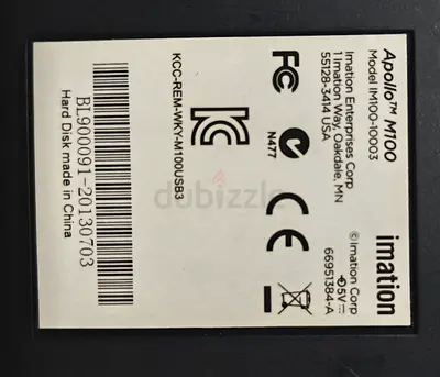 Imation Apollo M100 1TB External Hard Drive Fully tested, no bad sectors. Comes with USB cable