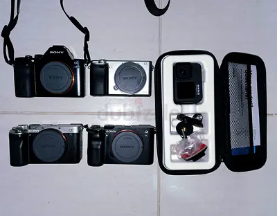 SONY A7C A7 ORIGINAL A6000 AND GO PRO HERO 9