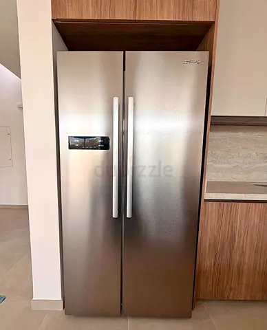 SMEG Latest Model Side-by-Side Fridge and Freezer - Stainless Steel, Good Condition
