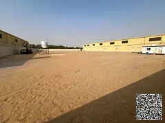 A great opportunity to rent a spacious open yard in Al Sajaa Industrial Area, Sharjah, with a total