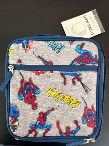 Brand new Pottery Barn Spider Man Insulated Lunch Bag