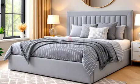 King Size Bed With Mattress 180*200Cm