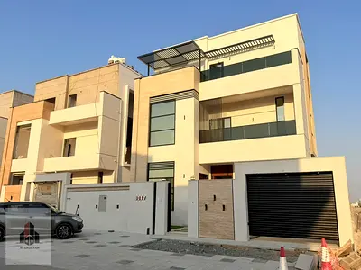 Modern Luxury Brand New Ready To Move Villa For Sale | 5 Bedrooms + Maid Room + Swimming pool + Rooftop | Prime Location | Included Registration Fees