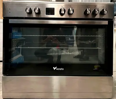 New Veneto Cooking Range 90x60Cm Electric Cooker N1X96EVTC without Box