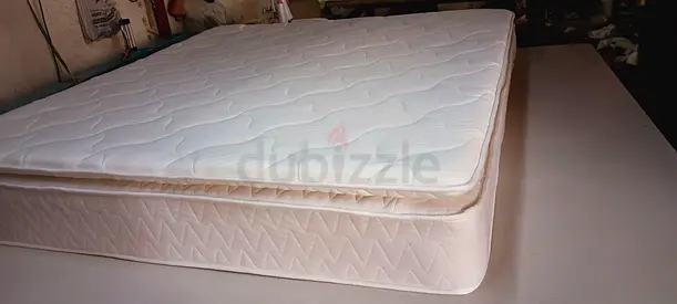 Queen size mattress with topper - good condition