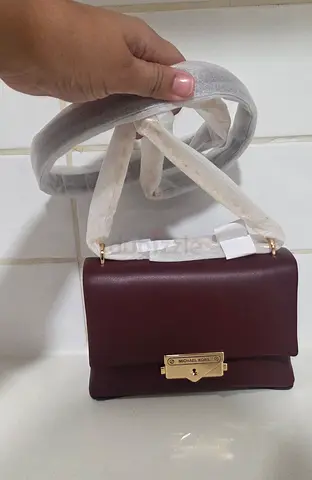 New Michael Kors Maroon leather crossbody bag