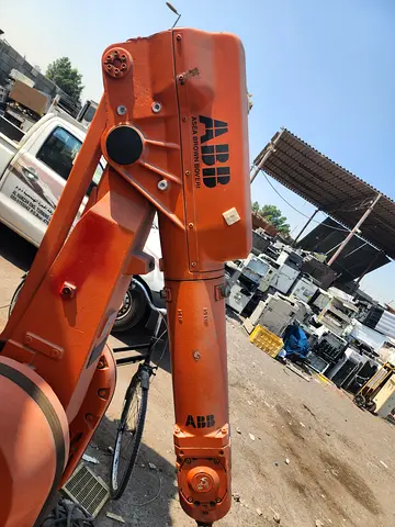 Welding robot.