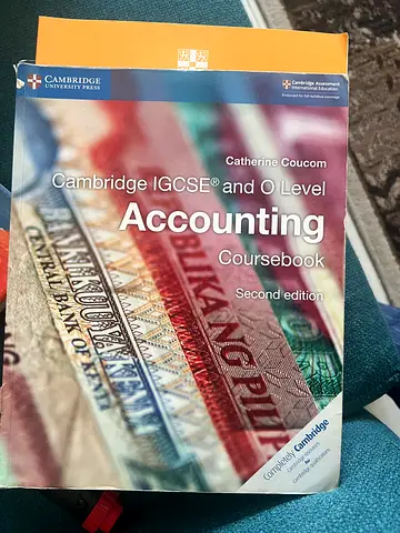 IGCSE ACCOUNTING TEXTBOOK