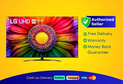 LG 60 inch TV Smart UHD LED - 4K - 60Hz, Brand New |  Warranty | FREE Delivery