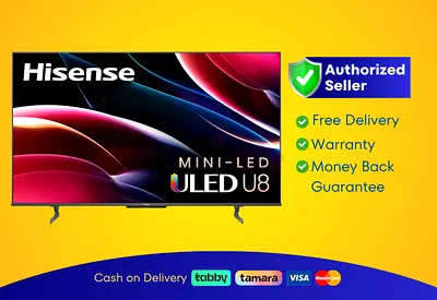 Hisense 65 inch Smart ULED Mini LED TV - 4K - 120Hz, 65U8H