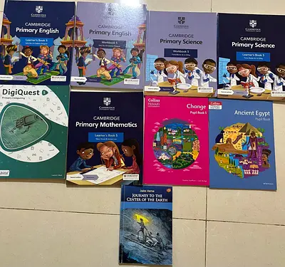 Cambridge Primary School Books – Grade 5 | Excellent Condition 📚