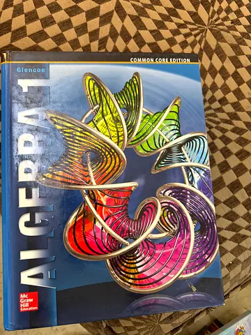 Algebra 1 - Glencoe/McGraw Hill (Common Core Edition) - school textbook