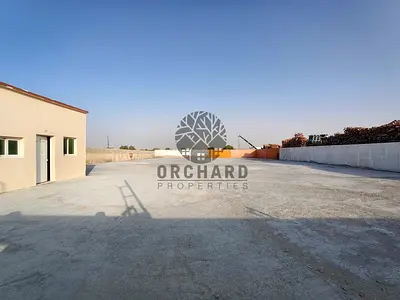 Open yard 20000 sqft fully concrete 2 offices yearly rent 250k