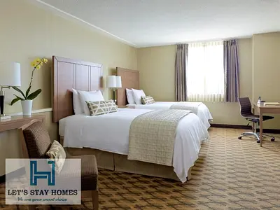 Walk to Metro I Furnished with Kitchen I Free Housekeeping I 24x7 Security I Gym & Pool Access I