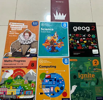 Oxford Grade 8 School Books – Excellent Condition | Dubai