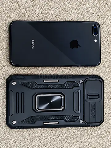 iPhone 8 Plus with rugged protective case