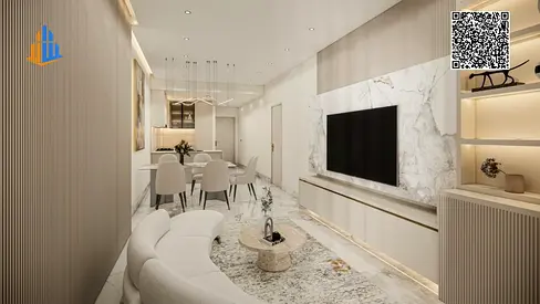 شقة غرفة وصالة بتملك حر في العامرة على شارع الشيخ محمد بن زايد | 832 قدم² | 350,000 درهم فقط | استلام الربع الرابع 2026.